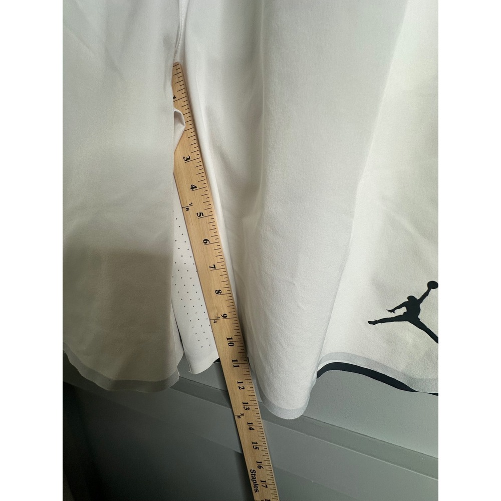 Jordan Mens Basketball Shorts White Black Jumpman Athletic Pockets 3XL - Picture 9 of 9
